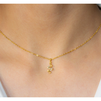 Medusa Necklace - 18K Gold Plated