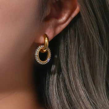 Amara Earrings - 18K Gold Plated