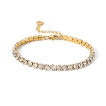 Nova Diamond Bracelet - 18K Gold Plated