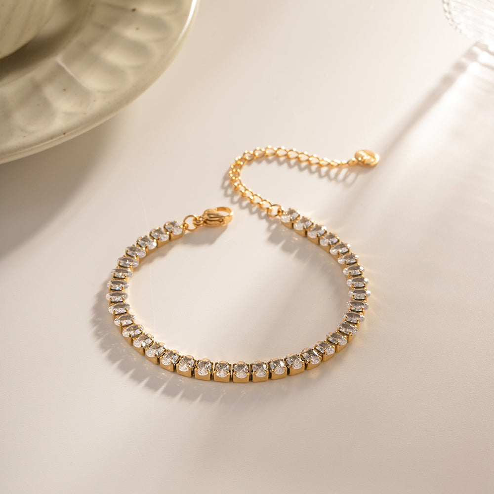 Nova Diamond Bracelet - 18K Gold Plated