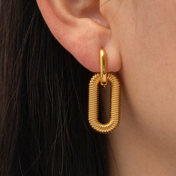 Lyra Earrings - 18K Gold Plated