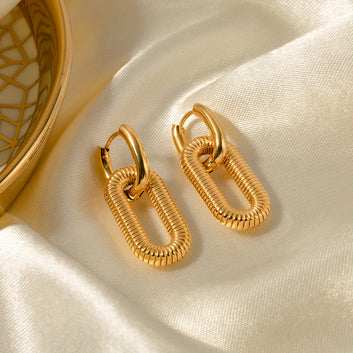 Lyra Earrings - 18K Gold Plated