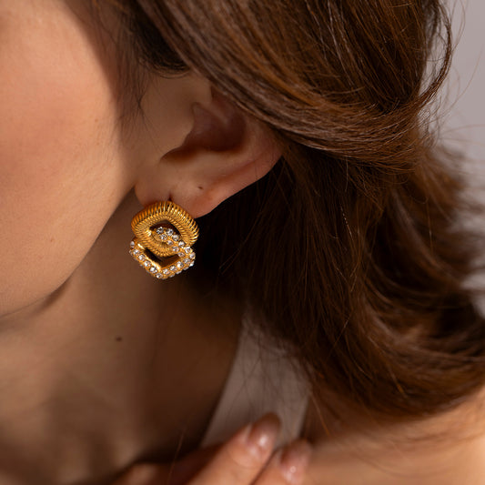 Ember Earrings - 18K Gold Plated