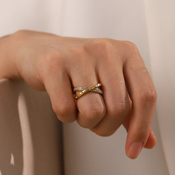 Aly Ring - 18K Gold Plated