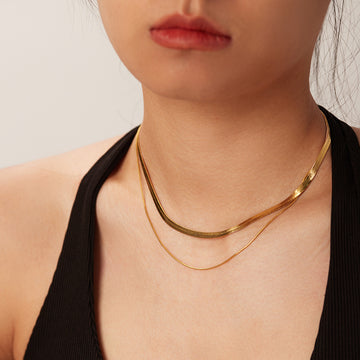 Laverne Necklace - 18K Gold Plated