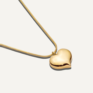 Raha Heart Necklace - 18K Gold Plated