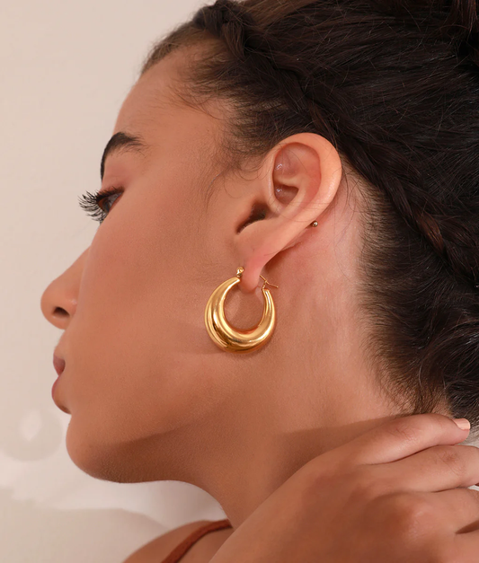 Juno Earrings - 18K Gold Plated